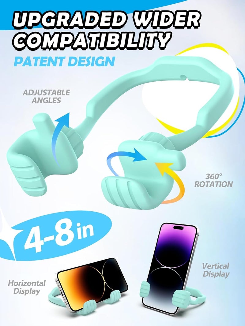 CALDEVER Stocking Stuffers for Teens Girls Boys Adults Cell Phone Stand: UPGRADE Adjustable Thumbs Up Lazy Phone Holder for Desk Cool Gadgets Fun Birthday Gift Ideas for Kids Teenager Women Gifts for Christmas - Image 2